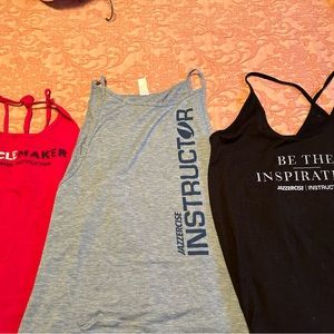 Jazzercise instructor workout tops